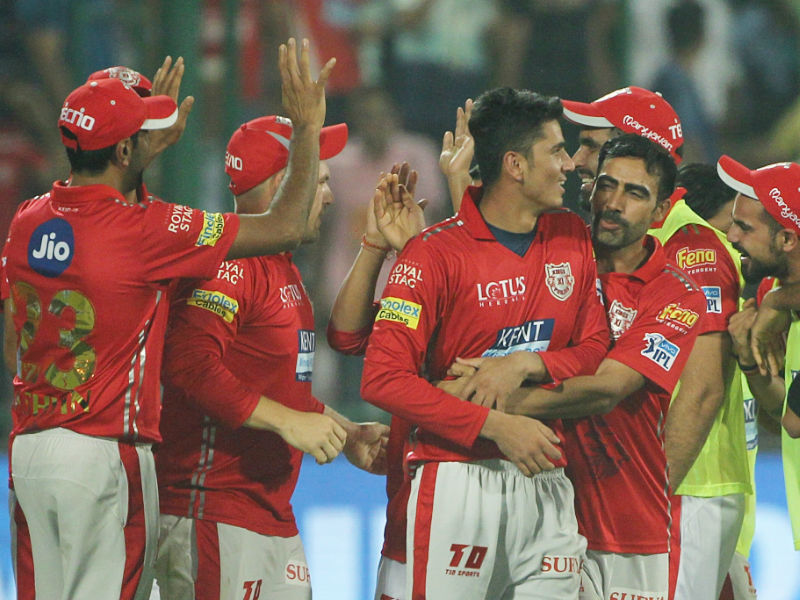 Gambhir's dismissal brought Shreyas Iyer in the middle, who tried his best to change Delhi's fortune, but lacked partnership from the other end. Afghan spinner Mujeeb Ur Rahman struck in the ninth over to dismiss in-form Rishabh Pant (4) cheaply. All-rounder Daniel Christian (6) was the next to fall for Delhi however, Iyer kept the scoreboard ticking. With the match slipping from Delhi's hand as the host were reeling at 76/5, Iyer and Rahul Tewatia (24 off 21 balls) stiched a 47-run partnership for the sixth wicket, bringing back the host back in the contest. As the low-scoring issue went to the final over with Delhi needing 17 runs, Iyer six off the first delivery gave Delhi a ray of hope. However, Iyer failed to give a finishing touch to his fighting knock as Delhi fell short of the 144-run target by four runs. Kings XI Punjab,Delhi Daredevils,Kings XI Punjab beats Delhi Daredevils,Indian Premier League,Indian Premier League 2018,IPL 2018,IPL 2018 pics,IPL 2018 images