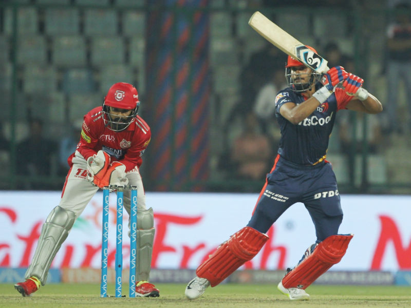Brief Scores: Kings XI Punjab 143/8 (Karun Nair 34, Lokesh Rahul 23; Liam Plunkett 3/17) beat Delhi Daredevils 139/8 (Shreyas Iyer 57, Rahul Tewatia 24; Ankit Rajpoot 2/23) by 4 runs. Kings XI Punjab,Delhi Daredevils,Kings XI Punjab beats Delhi Daredevils,Indian Premier League,Indian Premier League 2018,IPL 2018,IPL 2018 pics,IPL 2018 images