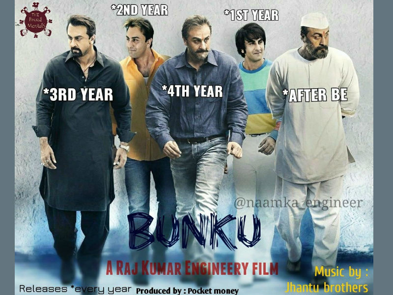 The social media was flooded with memes taking the teaser and looks of Ranbir Kapoor as Sanjay Dutt. Sanju,Sanju teaser,Sanju mems,Sanju movie mems,Sanju funny mems,Rajkumar Hirani,Ranbir Kapoor,Anushka Sharma,Paresh Rawal,Sonam Kapoor,Dia Mirza,Karishma Tanna,Manisha Koirala