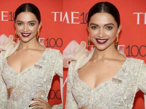 Bollywood's leading lady Deepika Padukone made heads turn as she made a stunning appearance on the international red carpet for TIME 100 gala. Dressed in a white dreamy embroidered saree drape, the actress was a visual delight. Deepika Padukone recently was listed amongst TIME 100 Influential People of 2018, emerging to be the only Bollywood personality on the prestigious list. Attending the event to felicitate her achievement, Deepika treated shutterbugs with humility with folded hands. The Padmaavat star was a vision in white as she striked a happy pose at the gala.