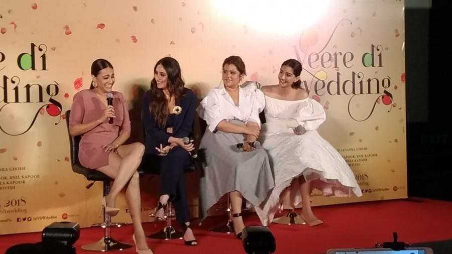 Kareena Kapoor, Sonam Kapoor and Swara Bhaskar at Veere Di Wedding