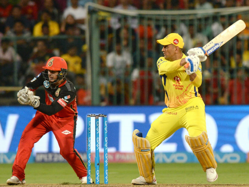 On the first ball of the very next over, de Villiers, who had earlier clobbered leg-spinner Imran Tahir for two massive sixes, took Thakur to the cleaners thrice consecutively to bring up his half century. With both the RCB batsmen going hammer and tongs, CSK skipper Dhoni threw the ball to his West Indian all-rounder Dwayne Bravo, and he responded in style by packing back de Kock with a smart catch off his own follow through. Tahir then joined the party by bagging the prized scalp of de Villiers and new man Corey Anderson (2) in the very next over to restore parity into the match. Chennai Super Kings,Royal Challengers Bangalore,Chennai Super Kings vs Royal Challengers Bangalore,CSK beats RCB,IPL 2018,IPL,Indian Premier League,Indian Premier League 2018,Indian Premier League pics,Indian Premier League images