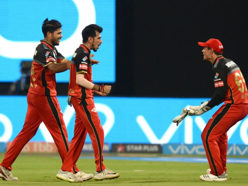 Brief Scores: Royal Challengers Bangalore 205/8 (AB de Villiers 68, Quinton de Kock 53; Mandeep Singh 32; Imran Tahir 2/35) vs Chennai Super Kings 207/ 5 in 19.4 overs (Ambati Rayudu 82, MS 70 not out; Yuzvendra Chahal 2/26). Chennai Super Kings,Royal Challengers Bangalore,Chennai Super Kings vs Royal Challengers Bangalore,CSK beats RCB,IPL 2018,IPL,Indian Premier League,Indian Premier League 2018,Indian Premier League pics,Indian Premier League images