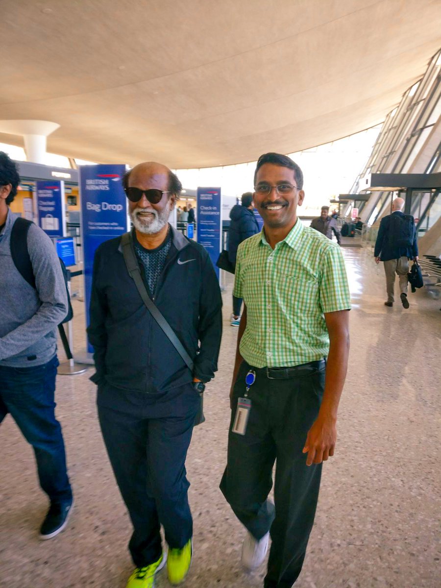 On the acting front, Rajinikanth is teaming up with young director Karthik Subbaraj for a massive project, actor Vijay Sethupathi will be seen sharing screen space with superstar for the first time in a yet-untitled film. Rajnikanth,Rajnikanth in US,Rajnikanth in United States,Thalaivar Rajnikanth,Kaala,Kaala actor,Rajnikanth stylish pics,Rajnikanth stylish images,Rajnikanth viral pics,Rajnikanth viral images