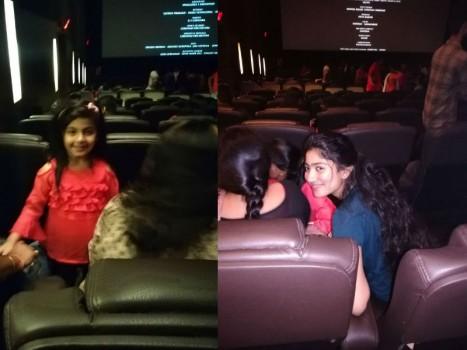 Diya movie has released worldwide on April 27, 2018 and is running successfully in theatres with a positive talk. Actress Sai Pallavi and child artist Veronika Arora has watched the movie in Sathyam cinemas and observed the audiences' reaction. The film marks the Tamil debut of Sai Pallavi, best known for starring in Malayalam films 
