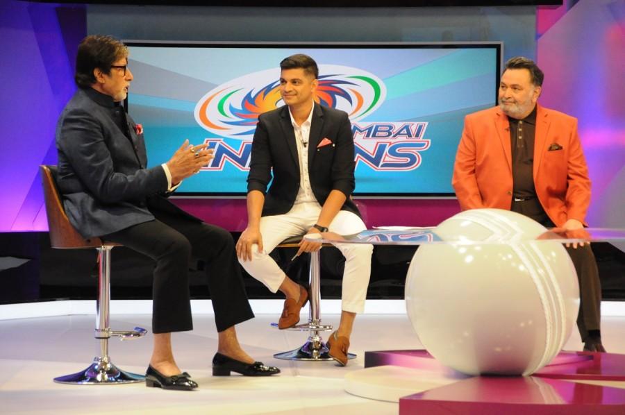 The segment of Kent Cricket Live was aired on Saturday the 28th, April 2018 and was hosted by Arjun Pandit. The exclusive segment featuring Amitabh Bachchan and Rishi Kapoor, highlighted their upcoming movie "102 Not Out" and was aired during the pre-show of the Mumbai Indians and Chennai Super Kings VIVO IPL fixture. Amitabh Bachchan and Rishi Kapoor,Amitabh Bachchan,Rishi Kapoor,102 Not Out,Kent Cricket Live