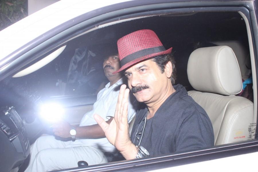 Jamnadas Majethia arrives at 102 Not Out special screening in Mumbai. Amitabh Bachchan and Rishi Kapoor,Amitabh Bachchan,Rishi Kapoor,Abhishek Bachchan,Aishwarya Rai,Ranbir Kapoor,Taapsee Pannu,102 Not Out,102 Not Out special screening,102 Not Out special screening pics,102 Not Out special screening images,102 Not Out pics