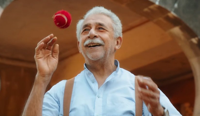 Naseeruddin Shah's soon-to-release film, Hope Aur Hum has an important connection to cricket. The other protagonist of the film, Anu, played by the talented young gun, Kabir Sajid, is a fan of the game through and through. But, off screen, Kabir was clueless about cricket entirely, something that did not go down well with Naseer, who took it upon himself to coach the boy in the ways of the game. Hope Aur Hum produced by Thumbnail Pictures in association with PVR Cinemas releases worldwide on 11th May 2018 in cinemas across India. Naseeruddin Shah,actor Naseeruddin Shah,Naseeruddin Shah in Hope Aur Hum,Hope Aur Hum,Hope Aur Hum story,Kabir Sajid,Hope Aur Hum pics,Hope Aur Hum images