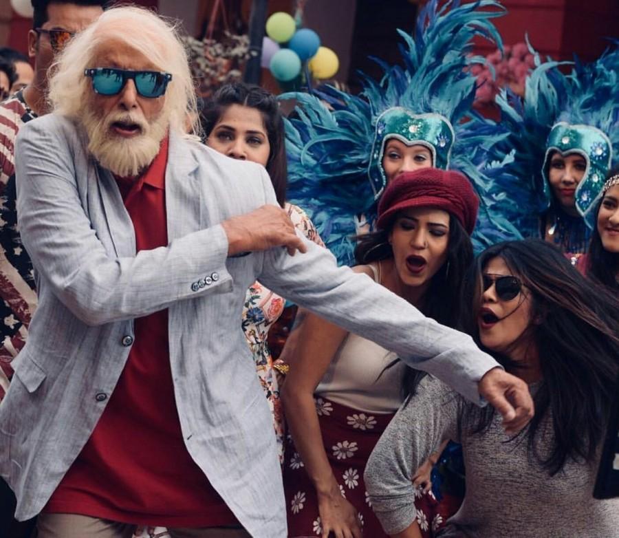 Amitabh plays a 102-year-old father to a 75-year-old character of Rishi in the film. Amitabh Bachchan and Rishi Kapoor,Amitabh Bachchan,Rishi Kapoor,102 not out,102 not out movie stills,102 not out movie pics,102 not out movie images,102 not out review,102 not out movie review,102 not out box office