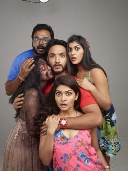 Iruttu Araiyil Murattu Kuththu is an upcoming Tamil adult comedy horror film written and directed by Santhosh P Jayakumar and Produced by KE Gnanavel Raja under Blue Ghost Pictures banner. Starring Gautham Karthik and Vaibhavi Shandilya in the lead role, while Shah Ra, Yaashika Aanand, Chandrika Ravi, Karunakaran, Rajendran, Bala Saravanan, John Vijay and Jangiri Madhumitha appear in the supporting role. The film's soundtrack album and background score will be composed by Balamurali Balu, which is scheduled to release on 04 May.