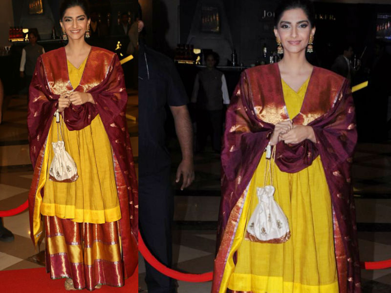 13) Bollywood actor Sonam Kapoor during the Lokmat Maharashtra Most Stylish Awards at JW Marriott Hotel, on January 31, 2017 in Mumbai, India. Sonam Kapoor wedding,Sonam Kapoor marriage,Veere Di Wedding actress,Sonam Kapoor bride,Sonam Kapoor bride look,Sonam Kapoor bride look pics,Sonam Kapoor bride look images,sonam kapoor anand ahuja,Sonam Kapoor wedding pics,Sonam Kapoor wedding images,Sonam