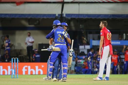 Opener SuryaKumar Yadav's 57 run knock and some useful contributions from other batters helped Mumbai Indians beat Kings XI Punjab by six wickets in an Indian Premier League (IPL) match here on Friday. With this win Mumbai is sitting at the fifth spot with six points in nine matches, while Punjab is at fourth spot with 10 points in eight matches. Mumbai started 175 run chase on a positive note, scoring 38 runs in 5.3 overs, but after that opener Evin Lewis (10) departed. Lewis was caught behind Mujeeb ur Rahman.