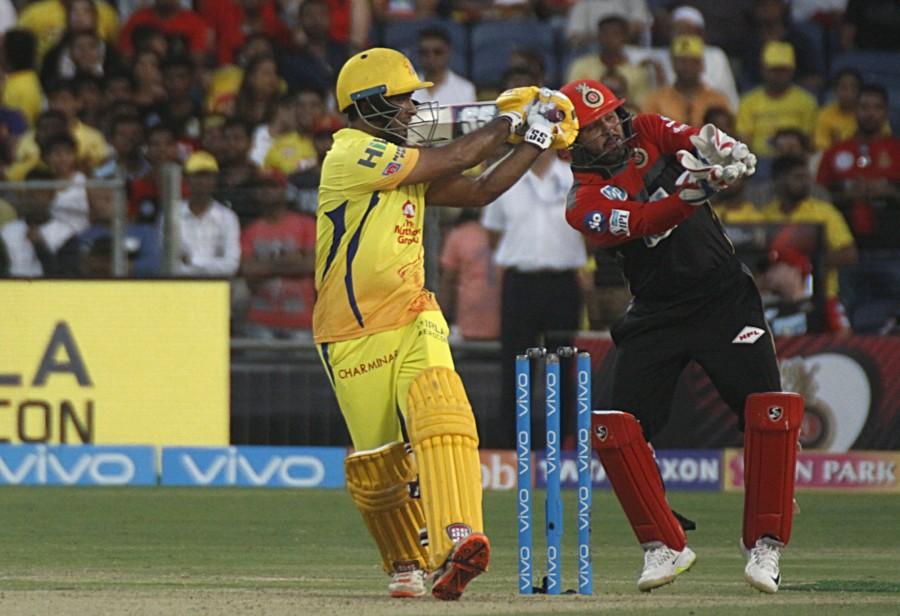 Having elected to field first on winning the toss, CSK restricted the visitors to 127/9 in their 20 overs. CSK were boosted by an excellent display by the hitherto off-colour Ravindra Jadeja who roared back to form with figures of 3/18. Ambati Rayudu laid the foundation of a successful chase with 32 runs off 25 balls after the other opener Shane Watson was bowled by Umesh Yadav in the third over. Rayudu and Suresh Raina tried to bring the chase back on track with a 44-run stand before Yadav struck again, removing Raina in the ninth over. Chennai Super Kings beat Royal Challengers Bangalore,CSK beats RCB,Chennai Super Kings,Royal Challengers Bangalore,Virat Kohli,MS Dhoni,Indian Premier League,Indian Premier League 2018,IPL,IPL 2018