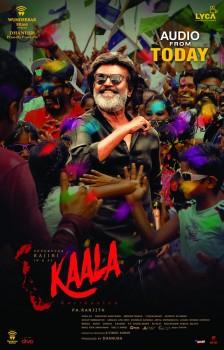 The makers of Rajinikanth's Kaala have planned for a grand audio launch event, which will be held at YMCA grounds, Nandanam in Chennai on 9th May. The gangster film has been written and directed by Pa. Ranjith and bankrolled by Dhanush. Starring Superstar Rajinikanth in the lead role. The trilingual movie also features Nana Patekar, Huma Qureshi, actor-director Samudrakani and Eswari Rao among others.