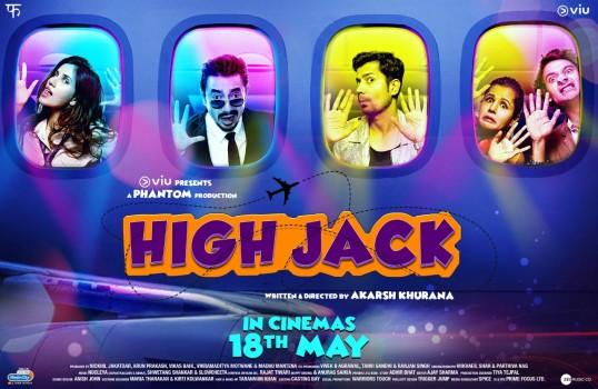 Phantom Films High Jack, Bollywood it's first stoner comedy is all set to make way to the audience on 18th May, 2018. The film which is a trippy stoner comedy stars Sumeet Vyas, Sonnalli Seygall in the pivotal roles. High Jack revolves around a bunch of first-time hijackers, trying to hijack a plane. The first-timers along with the passengers accidentally get high, which results in a series of very funny, whacky series of events.