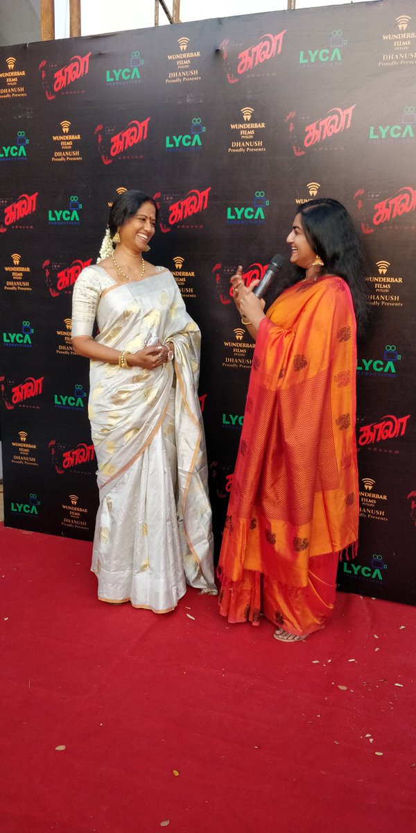 Eshwari Rao makes a dashing entry at Kaala audio launch in Chennai. Rajinikanth,Superstar Rajinikanth,Kaala audio launch,Kaala audio launch pics,Kaala audio launch images,Kaala music launch,Kaala music launch pics,Dhivya Dharshini,Celebs at Kaala audio launch
