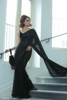 Kangana Ranaut,actress Kangana Ranaut,Kangana Ranaut at Cannes,Kangana Ranaut in Black saree,Kangana Ranaut sensual black sari,71st Cannes Film Festival