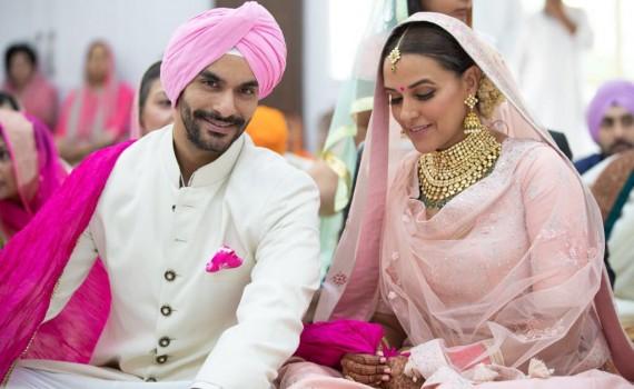 Actress and former beauty queen Neha Dhupia had a hush-hush wedding with actor and 
