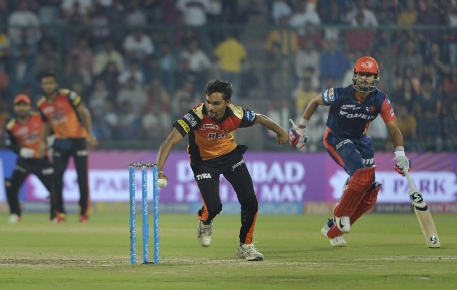 Brief Scores: Delhi Daredevils 187/5 (Rishabh Pant 128 not out, Harshal Patel 24; Shakib Al Hasan 4/27) lose to Sunrisers Hyderabad 191/1 (Shikhar Dhawan 92 not out, Kane Williamson 83 not out) by 9 wickets. Rishabh Pant,Rishabh Pant century,Sunrisers Hyderabad thrash Delhi Daredevils,Sunrisers Hyderabad beats Delhi Daredevils,IPL 2018,Indian Premier League,Indian Premier League pics,Indian Premier League 2018