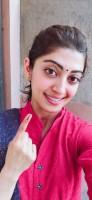 Harshika Poonacha,Pranitha Subhash,Rahul Dravid,Upendra,Ramesh,Srujan Lokesh,Karnataka Assembly Election 2018,Karnataka Assembly Election,celebs votes for Karnataka Assembly Election 2018,celebs votes for Karnataka Assembly Election