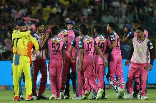 Rajasthan Royals rode a heroic batting effort by Jos Buttler to edge out Chennai Super Kings (CSK) by four wickets in a nail-biting Indian Premier League (IPL) encounter at the Sawai Mansingh Stadium here on Friday. Buttler batted through the innings to help Rajasthan overhaul a stiff 177-run target with just one ball to go. Having opened the Rajasthan innings along with England star Ben Stokes, Buttler continued to defy the CSK bowlers even as wickets fell at the other end. He remained unbeaten on 95 runs off just 60 balls, hitting 11 boundaries and a couple of sixes along the way. Despite the defeat, CSK continue to hold on to the second spot with 14 points from 11 matches. They trail league leaders Sunrisers Hyderabad by four points. Rajasthan are eighth in the 10-team table with 10 points from 11 matches.