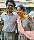 Rasika Dugal and Nawazuddin Siddique along with their director, Nandita Das took off to Cannes Rivera last night where their world premiere of their awaited biopic, Manto is set to take place. The film is officially to be screened as a part of the Uncertain Regard category at the prestigious Cannes Film Festival this evening. Here's a look at one behind the scene shots of the leading pair from the film in their look as Sadat Hasan Manto and Safia Manto.