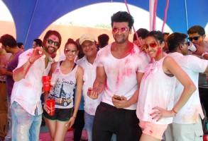 Holi celebration,holi 2015,#HappyHoli,TV actors,Television industry,kushal tandon,Bigg Boss,Apurva Agnihotri,Kamya Punjabi,Plus91 Reloaded,Ganesh Acharya,Hey Bro,Photos