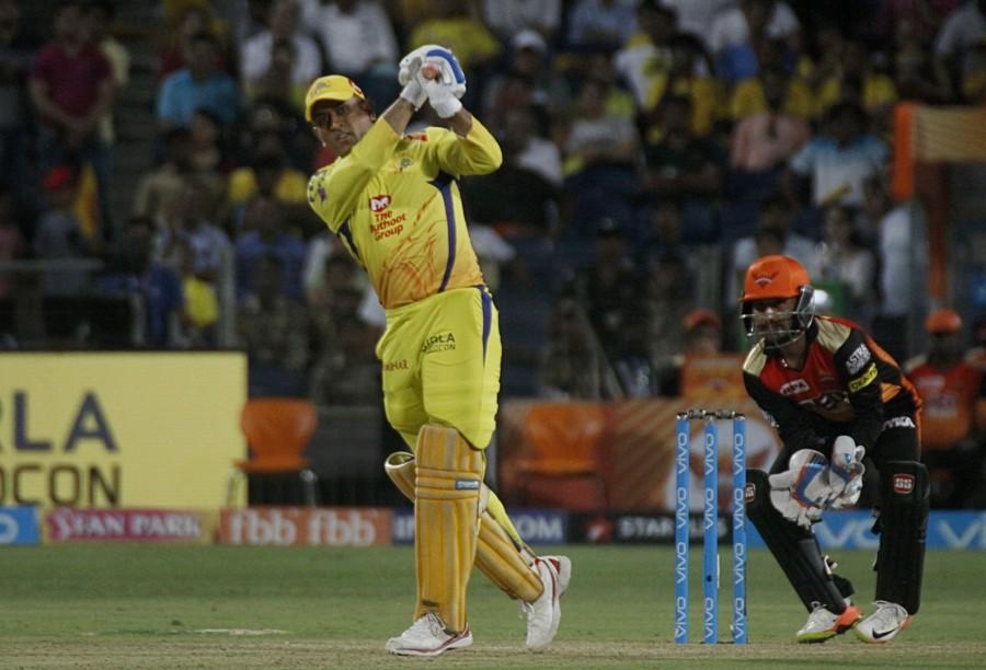Hyderabad lost their well-settled batsmen in consecutive deliveries as Bravo pegged back a good-looking Dhawan through his slower one. Straightway in the first ball of the 17th over, Shardul Thakur sent back the visiting skipper, which left Hyderabad at 141/3. Manish Pandey and Deepak Hooda then added 20 runs for the fourth wicket before Thakur struck to send back Pandey (5) in the 19th over. Hooda chipped in with a 11-ball unbeaten 21 while Shakib Al Hasan remained not out on 8 to take the visitors to a fighting total. For Chennai, Thakur bagged a couple of wickets conceding 32 runs while Bravo and Chahar settled for one wicket each. Ambati Rayudu,Shane Watson,MS Dhoni,Sunrisers Hyderabad,Chennai Super Kings,Chennai Super Kings beats Sunrisers Hyderabad,CSK,CSK beats SRH,Indian Premier League,Indian Premier League pics,IPL 2018
