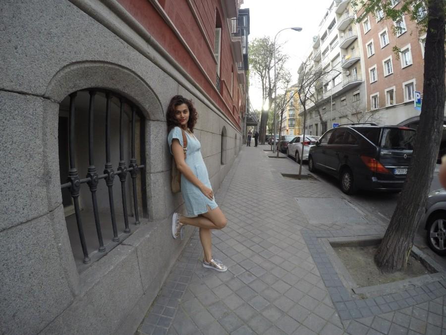 The sister's ended their trip in Barcelona, the cultural and party capital of Spain. Taapsee Pannu,actress Taapsee Pannu,Taapsee Pannu with her sister,Taapsee Pannu and Shagun,Taapsee Pannu in Spain,Taapsee spain pics,Taapsee spain images,Soorma,Diljit Dosanjh