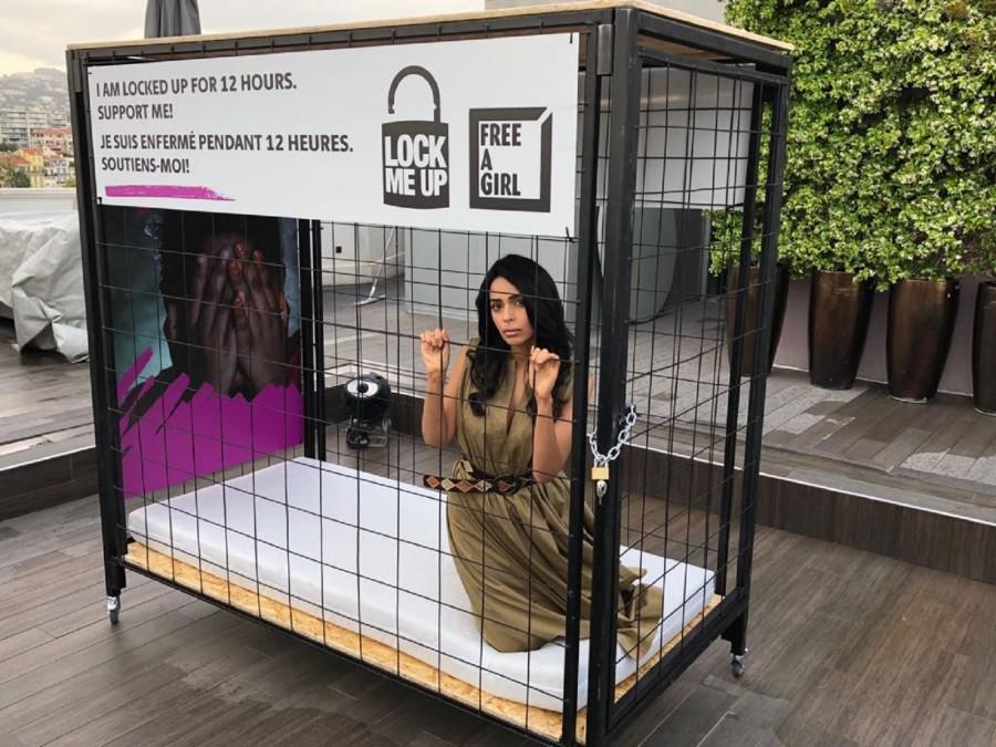 Says Mallika, "It is my ninth year at Cannes and the festival is one of the most cogent platforms to raise the issue of child prostitution not just in India but across the world. Being locked in a cage, I wanted to drive home the imagery of how young girls who are being trafficked are trapped in a small 12x8 foot room. These innocent victims have to live and survive without any aid. There is a woman suffering abuse every minute with no hope of any change. So I thought of doing my bit and raising awareness about an issue which needs to become extinct at the earliest." Mallika Sherawat,actress Mallika Sherawat,Mallika Sherawat at Cannes,Mallika Sherawat Lock-Me-Up campaign,Lock-Me-Up campaign,Cannes 2018