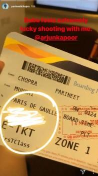 Namaste England's team kickstarted their first International schedule in Paris today. It is the first installment of their international schedule.  It would be after director Vipul Amrutlal Shah's 2008 outing, Namastey London that he will be calling shots in London. This marks to be the first international schedule of the Dussehra release Namaste England. The team wrapped their first schedule in India which was shot in various locations of Punjab Parineeti took to her social media and announced the start of the second schedule, 