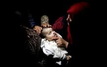Eight-month-old Palestinian infant Laila al-Ghandour died from tear gas that her family said she inhaled at a protest camp near the border Israel-Gaza border. A relative mourns as she carries the body of eight-month-old Palestinian infant Laila al-Ghandour, who died after inhaling tear gas during a protest against U.S embassy move to Jerusalem at the Israel-Gaza border, during her funeral in Gaza City May 15, 2018.