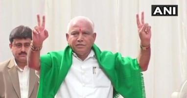 BS Yeddyurappa,Yeddyurappa takes oath as Karnataka CM,BS Yeddyurappa takes oath,BJP,Chief Minister of Karnataka