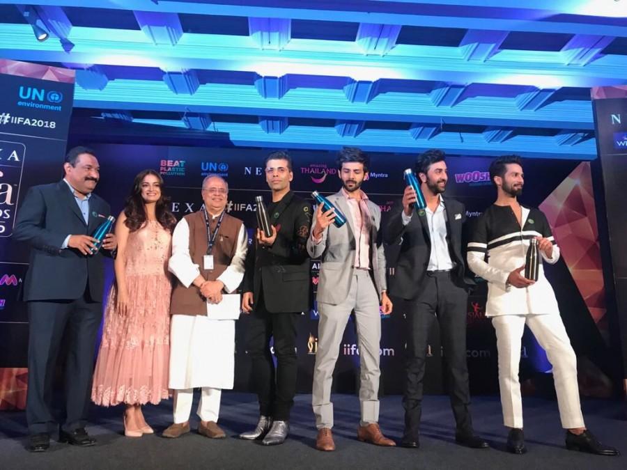 For Ranbir, returning to the IIFA stage would be special as he had won the Best Debutant Award at the 2008 Bangkok edition of the gala." Karan Johar,Ranbir Kapoor,Shahid Kapoor,Kartik Aaryan,IIFA 2018 press conference,IIFA 2018,IIFA Weekend and Awards 2018,IIFA Weekend and Awards,19thEdition of IIFA