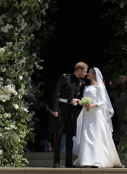 The ceremony took place in presence of Queen Elizabeth II, her husband Prince Philip, Prince William, his wife Catherine, Prince Harry's uncle, Earl Spencer; the Duchess of York, Sarah Ferguson; and Catherine's sister Pippa Middleton. Prince Harry and Meghan Markle,Prince Harry and Meghan Markle wedding,Prince Harry and Meghan Markle marriage,Prince Harry,Prince Harry wedding,Meghan Markle,Meghan Markle wedding,royal wedding pictures,royal wedding pics,royal wedding images