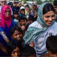 Unicef Goodwill Ambassador,Priyanka Chopra,actress Priyanka Chopra,Priyanka Chopra at Rohingya refugee camps,Rohingya refugee camps