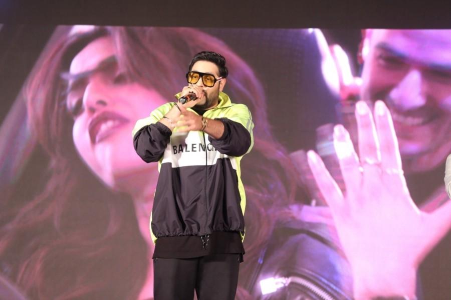 Rapper Badshah at the music launch of upcoming film "Veere Di Wedding" in Mumbai on May 22, 2018. Sonam Kapoor Ahuja,Kareena Kapoor Khan,Shikha Talsania,Veere Di Wedding,Veere Di Wedding music launch,Veere Di Wedding music launch pics,Veere Di Wedding music launch images