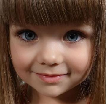 This doll-like girl from Russia is the most beautiful girl in the world.
