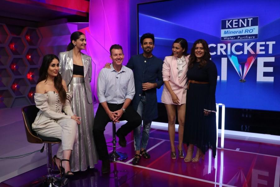 The exclusive segment will be aired on the Star Sports Network today the 23rd of MAY 2018 and tomorrow the 24th of MAY 2018 at 5pm as part of the pre-show for today’s VIVO IPL fixture between Kolkata Knight Riders and Rajasthan Royals and as a part of KENT CRICKET LIVE tomorrow and will give fans an exclusive sneak peek into the upcoming film Veere Di Wedding. Kareena Kapoor Khan,Sonam Kapoor,Swara Bhaskar,Shikha Talsania,Kent Cricket Live,Brett Lee,Darren Sammy,Veere Di Wedding,veere di wedding actress