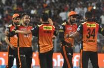 Afghanistan spinner Rashid Khan starred with bat and ball to help Sunrisers Hyderabad (SRH) fix a date with Chennai Super Kings (CSK) in Sunday's final after beating Kolkata Knight Riders (KKR) by 13 runs in the Indian Premier League (IPL) Qualifier 2 at the Eden Gardens here on Friday. Sunrisers will take on CSK in the summit clash at the Wankhede Stadium in Mumbai on Sunday. Chasing 175 for victory, KKR were blown away by Rashid's brilliance before Shubman Gill (30; 20b; 2x4, 1x6) batted brilliantly to take the game till the last over when 19 runs were needed off six balls. Shivam Mavi (6) hit a four off Carlos Brathwaite before picking out Rashid at deep midwicket. In the next ball, Rashid was in the thick of things again, taking Gill's catch to end their fight as KKR finished on 161/9 in 20 overs. Rashid first smashed a whirlwind 10-ball 34 to pull Sunrisers out of a hole and propel them to 174/7 before returning spectacular figures of 3/19 in four overs as the Kane Williamson-led franchise made their second IPL final. Rashid gave away just three runs in the first over and accounted for Robin Uthappa (2) in the very first ball of his second over. The 19-year old then trapped KKR's highest scorer Chris Lynn (48; 31b; 6x4, 2x6) in front to reduce the purple brigade to 108/5 from 93/2 in 10 overs. In his last over, Rashid outfoxed Andre Russell (3) with a superb googly which the batsman tried to cut but ended up giving Shikhar Dhawan an easy catch at slip.