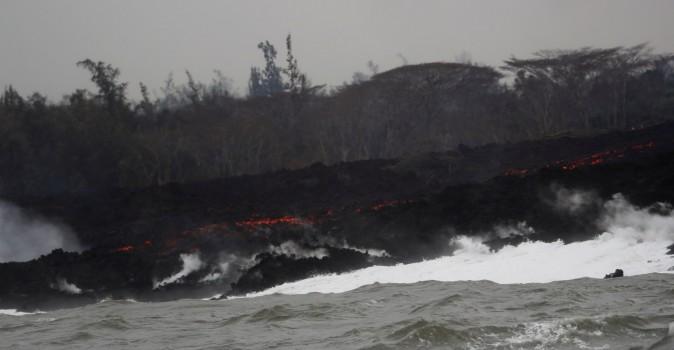 Relentless lava flow from Hawaii's Kilauea volcano which had erupted 19 days ago, has now reached the Puna Geothermal Venture property, Hawaii County's civil defence agency said. The plant produces electricity by bringing steam up from underground wells and funnelling it to a turbine generator, reports CNN. Officials are trying to prevent possible explosions or the release of toxic fumes by 