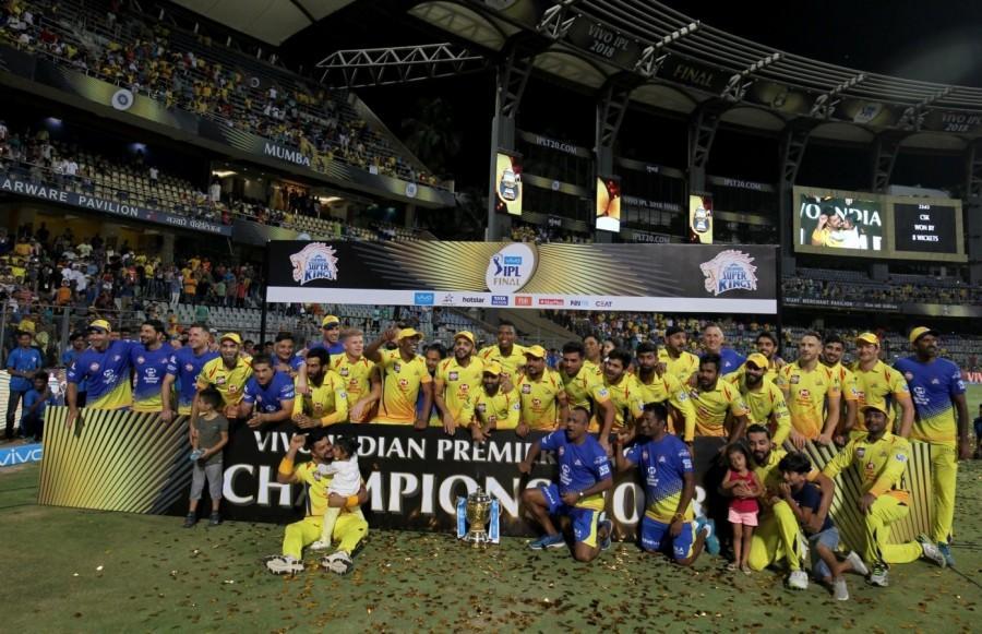 Shane Watson was back to his brutal best as the opener's scintillating unbeaten 117 runs helped Chennai Super Kings lift their third Indian Premier League (IPL) title, thrashing Sunrisers Hyderabad by eight wickets in the summit clash here on Sunday. Making a comeback after serving two years of a ban, the Yellow Brigade stood up to their reputation of being one of the best team in the cash-rich league. The Mahendra Singh Dhoni-led side hunted down a competitive 179-run target against one of the best bowling attacks of the current season with nine balls to spare. Watson was in devastating touch in his entire 57-ball innings, which comprised of 11 boundaries and eight massive hits into the stands. The Australian along with Suresh Raina (32) forged a 117-run match-winning partnership to put Chennai ahead of their opponents. Chasing 179, Chennai lost their first wicket in the fourth over as Opener Faf du Plessis (10) was caught and bowled by pacer Sandeep Sharma when the scoreboard was reading just 13 runs. Raina then joined Watson and the duo started slamming bowlers all round the park at will. The strike mostly remained with Watson and the Australian all-rounder took advantage beautifully by unleashing some ferocious shots. Shane Watson,Shane Watson ton,Shane Watson 100,CSK,CSK beats SRH,Chennai Super Kings,IPL 2018 final pics,IPL 2018 final images,IPL 2018 final stills,IPL 2018 final pictures