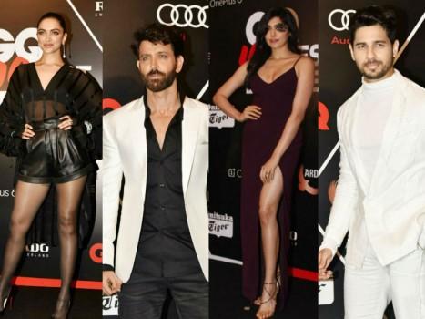 The GQ Best Dressed Award 2018 event held last night in Mumbai. From Left to right Deepika Padukone, Hrithik Roshan, Adah Sharma and Sidharth Malhotra walked the red carpet. Check out the above slideshow to see the photos of celebs like Preity Zinta, Richa Chadha, Aisha Sharma, Ali Fazal, Amit Sadh, Angad Bedi, Anil Kapoor, Harshvardhan Kapoor, Anjana Sukhani, Anushka Manchanda, Ayushmann Khurrana, Dino Morea, Elli Avram, Hardik Pandya, Huma Qureshi, Jackky Bhagnani, Kartik Aaryan, Keith Sequeira, Rochelle Rao, Kritika Kamra, Kubra Sait, Leander Paes, Mandana Karimi, Nidhhi Agerwal, Nora Fatehi, Patralekha, Rahul Khanna, Saiyami Kher, Saqib Saleem, Sonal Chauhan, Surveen Chawla, Waluscha de Sousa others who were also seen in super stylish avatars.
