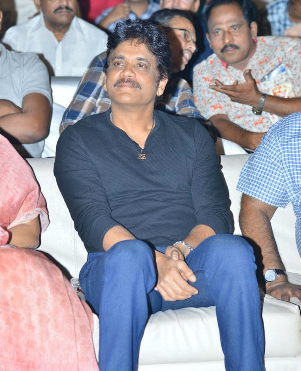Akkineni Nagarjuna gets clicked on his arrival at Officer pre-release event. Akkineni Nagarjuna,Myra Sareen,Amala Akkineni,Naga Chaitanya,Akhil Akkineni,MM Keeravani,Ram Gopal Varma,Officer,Officer pre-release event,Officer pre-release event pics,Officer pre-release event images