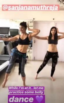 Jacqueline Fernandez is all set to groove and set the stage on fire at the next Dabaang tour with Salman Khan. Her Instagram stories are giving us a glimpse of what the actress is planning to come up with. The sexy siren took to Instagram to post tidbits from her rehearsal times for the big event. In the short snippet, the 