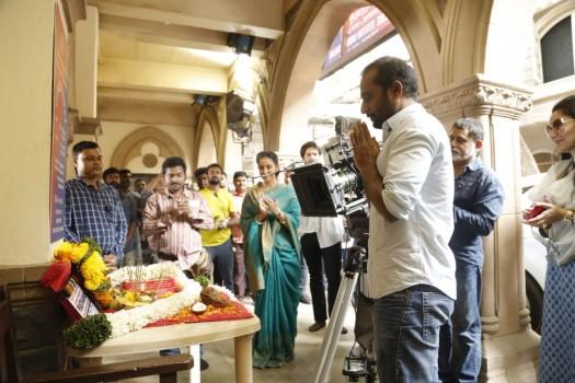 Actor Sanjay Dutt has started shooting for the Hindi remake of the Telugu cult classic 