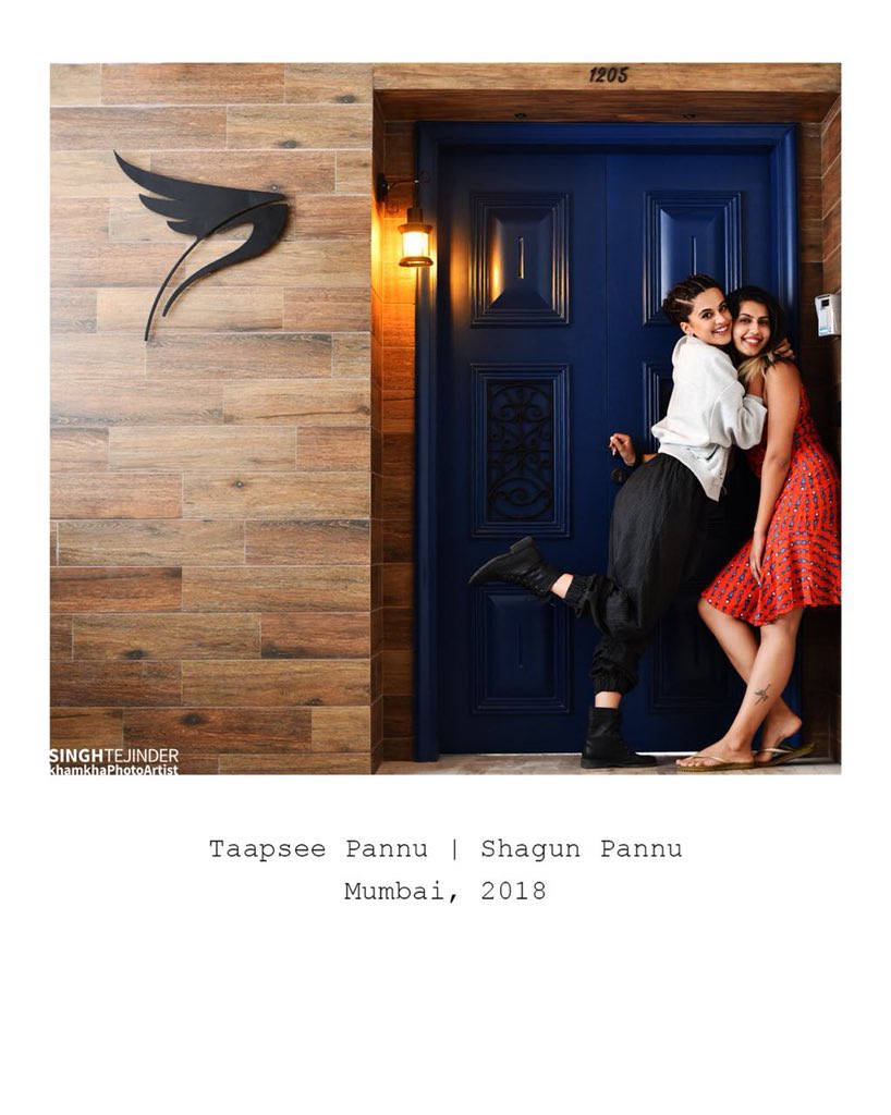 Taapsee Pannu, who has been shooting for her upcoming films back to back, recently had a very big reason to celebrate. The Pink actress moved into her new house last week with her younger sister Shagun, in the western suburbs of Mumbai. The Pannu sisters have been living together since Taapsee's career as an actress began and recently shifted to the new apartment after almost a year of finalising the space. What makes it more interesting is the theme of their apartment. 'Shabby chic', as Taapsee likes to call it, is the girls’ own space that has been spruced up by all the artefacts they bought from their trip to Spain. Every corner of the house reflects their personalities and has been designed so that it’s totally worth taking a picture with. Taapsee will soon be seen in the Sandeep Singh biopic, Soorma, with Diljit Dosanjh, followed by Anubhav Sinha’s Mulk with Rishi Kapoor and Anurag Kashyap’s romantic drama, Manmarziyaan, opposite Abhishek Bachchan and Vicky Kaushal. Taapsee Pannu,Taapsee Pannu new house,Taapsee Pannu new house in Mumbai,Pink actress,Shagun Pannu,Taapsee Pannu sister