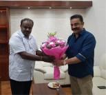 Tamil actor-turned-politician Kamal Haasan on Monday met Karnataka Chief Minister H.D. Kumaraswamy and discussed the issue of Cauvery river water sharing with neighbouring Tamil Nadu. Kumaraswamy told reporters here: "We (Kamal and I) discussed the issue of the (Cauvery) Water Management Board. Both Karnataka and Tamil Nadu maintain a cordial relationship over the Cauvery issue and it will be solved through mutual understanding." The Central government on June 1 notified the Cauvery Water Management Authority (CWMA) to implement the sharing of water between the southern states. "Farmers of both Karnataka and Tamil Nadu are equally important," the Chief Minister said after meeting the Makkal Needhi Maiam party chief at his home office. Kamal said the water sharing issue can be resolved if the states come together for dialogue. "Court should be the last resort. If the people of Tamil Nadu and Karnataka come together, the issue can be resolved," he said. Tamil Nadu would like to see the setting up of the CWMA expedited, he added.