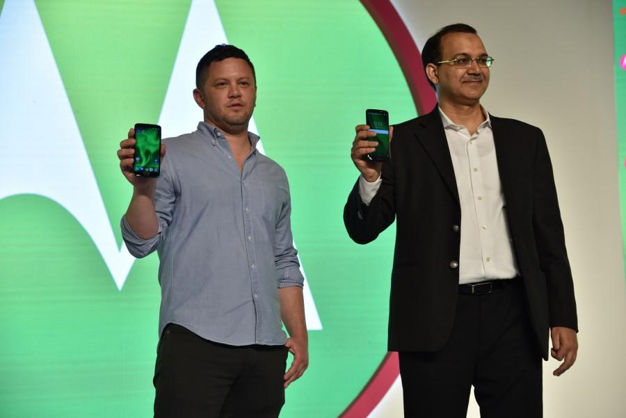Eyeing a bigger pie of India's vast budget smartphones market, Motorola India on Monday introduced the Moto G6 series in the country with the launch of two devices -- Moto G6 and Moto G6 Play. While the Moto G6 Play will be available for Rs 11,999 on Flipkart, the Moto G6 will available for Rs 13,999 on Amazon India and at over 600 Moto Hub stores in the country, the company said. Moto G6 features the edge-to-edge, Full HD+ "Max Vision" with a taller 18:9 aspect ratio and with integrated Dolby Audio preset modes. The device is completely wrapped in scratch-resistant Corning Gorilla Glass with a 3D contoured back. Moto G6 has a 5.7-inch full HD+ "Max Vision" and 3D glass back and dual rear cameras with12MP + 5MP sensors. Moto G6,Moto G6 pics,Moto G6 images,Moto G6 stills,Moto G6 smartphones,Moto G6 series