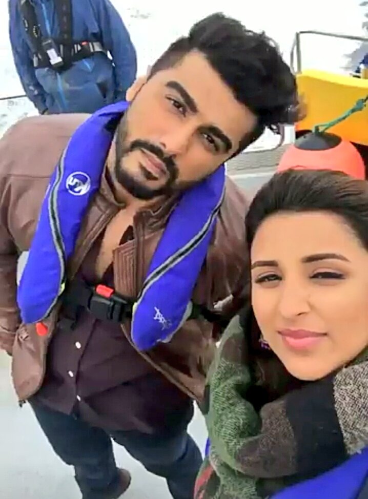 Produced and directed by Vipul Amrutlal Shah, the film is presented by Pen Movies and Reliance Entertainment in association with Blockbuster Movie Entertainers. ‘Namaste England’ has gone on floors with this announcement and is scheduled to hit the theatres this Dusshera. Arjun Kapoor,Parineeti Chopra,Vipul Amrutlal Shah,Namaste England,Namaste England on the sets,Arjun Kapoor and Parineeti Chopra